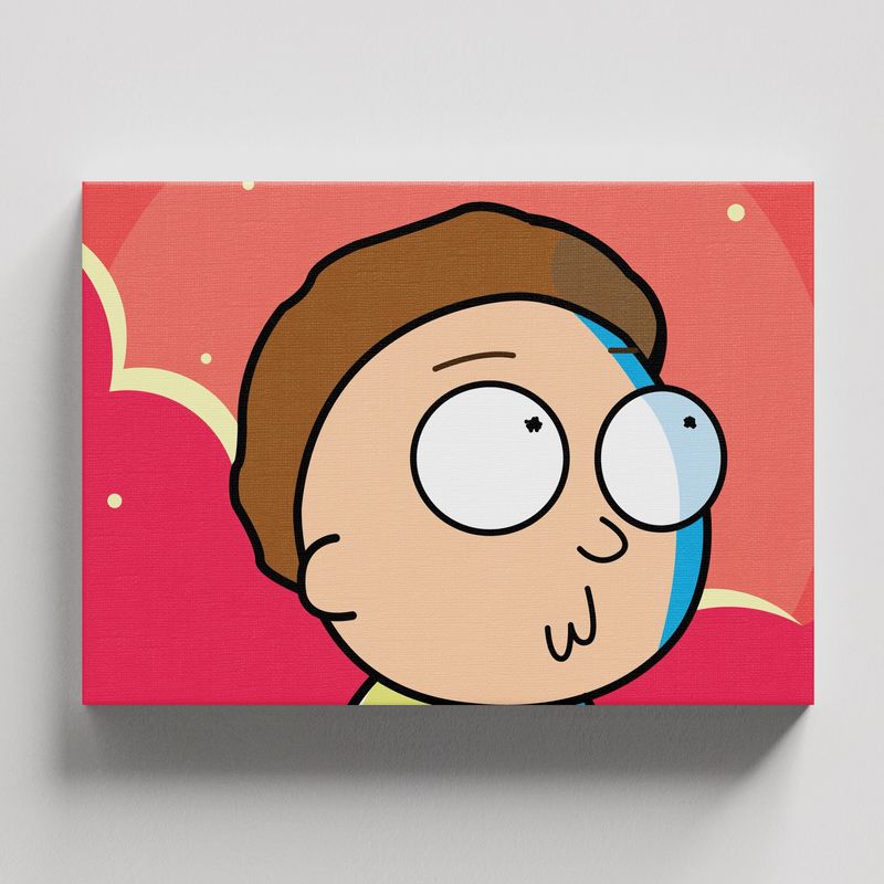 TAYRONA STORE - Cuadros Retablo Dibujos Animados Rick and Morty 016 - 50x35cm