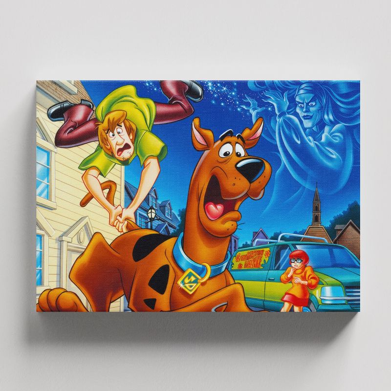 TAYRONA STORE - Cuadros Retablo Dibujos Animados Scooby Doo 007 - 50x35cm