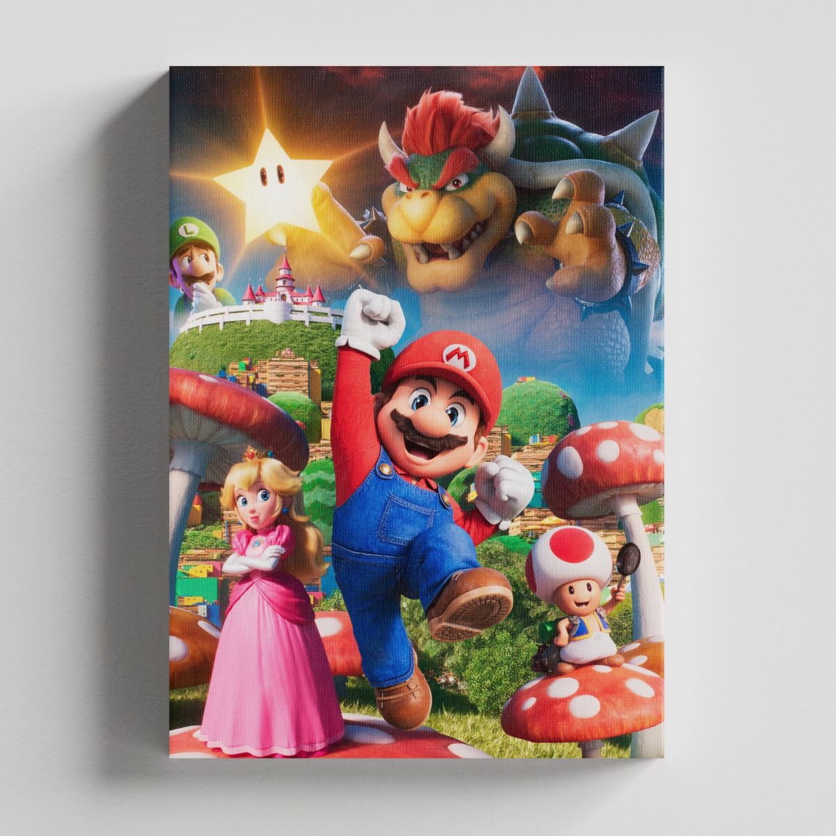 TAYRONA STORE - Cuadros Retablo Dibujos Animados Super Mario 003 - 35x50cm