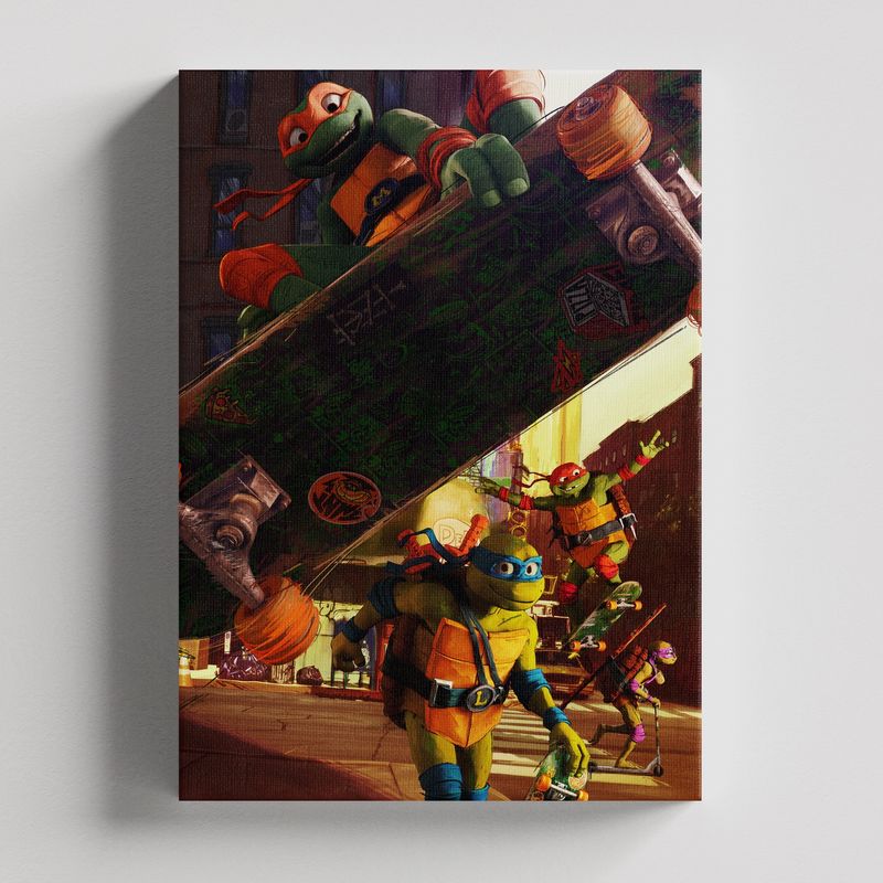 TAYRONA STORE - Cuadros Retablo Dibujos Animados Tortugas Ninjas 001 - 35x50cm