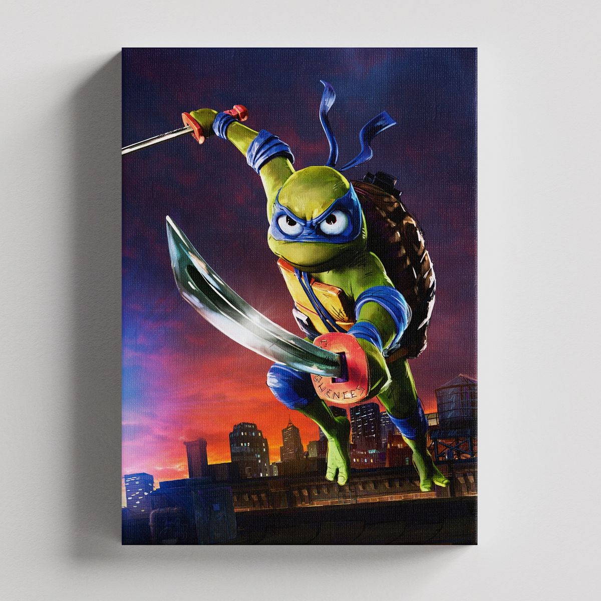 TAYRONA STORE - Cuadros Retablo Dibujos Animados Tortugas Ninjas 003 - 35x50cm