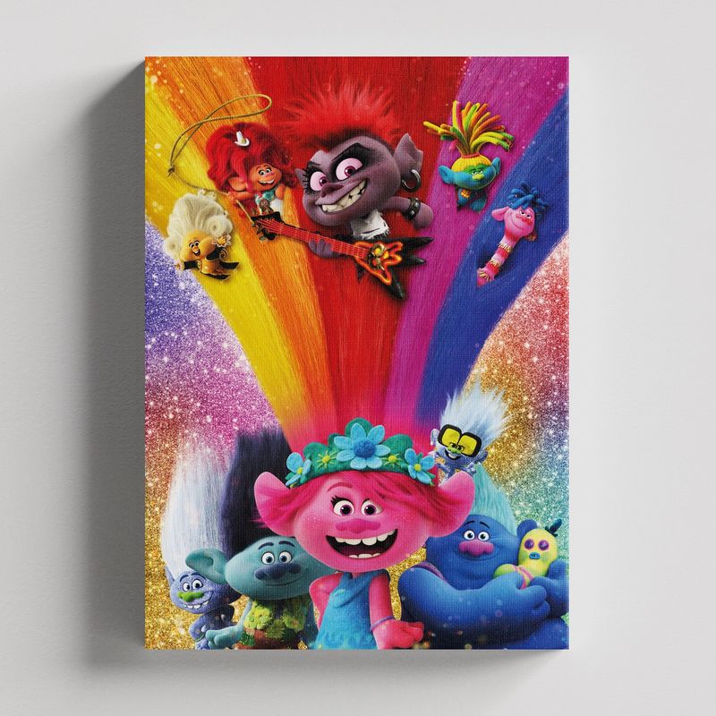 TAYRONA STORE - Cuadros Retablo Dibujos Animados Trolls 003 - 35x50cm