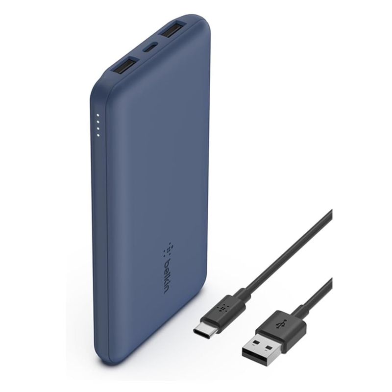 BELKIN - Cargador Portatil Belkin BoostCharge Con USB-C Y USB-A De 10 K