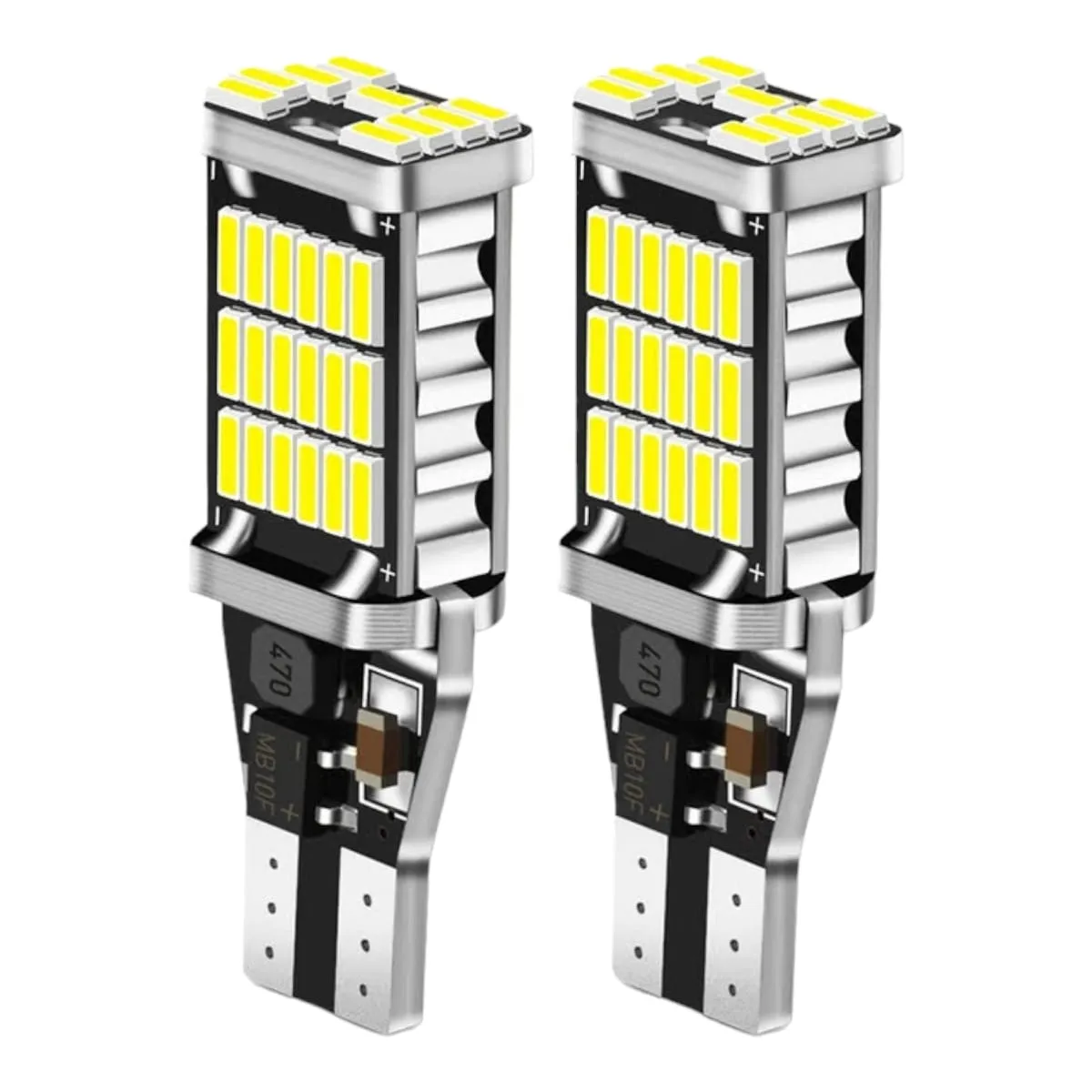 GENERICO - Bombilla Led T15 921 W16w Para Coche, Luces De Reversa