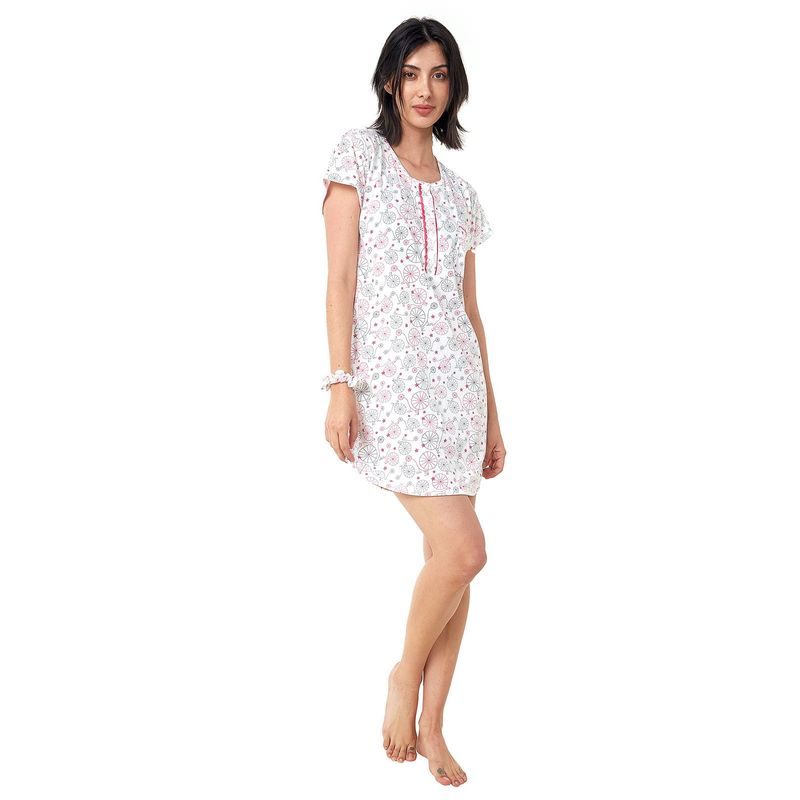 SANTANA - Batola Mujer Helena Estampada Magenta