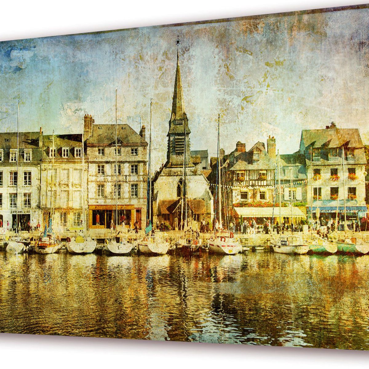 ART INDUSTRY - Cuadro 50x30cms Decorativo Ciudad Francia 1