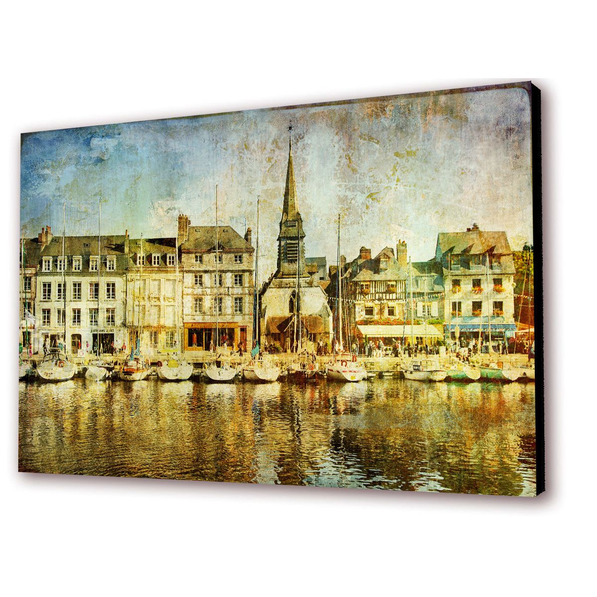 ART INDUSTRY - Cuadro 50x30cms Decorativo Ciudad Francia 1