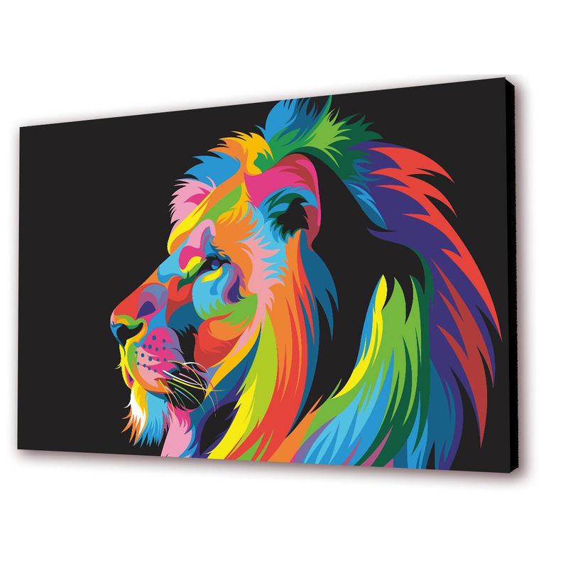 ART INDUSTRY - Cuadro 50x30cms Decorativo Leon