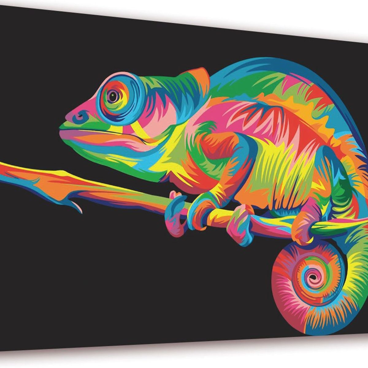 ART INDUSTRY - Cuadro 50x30cms Decorativo Camaleon