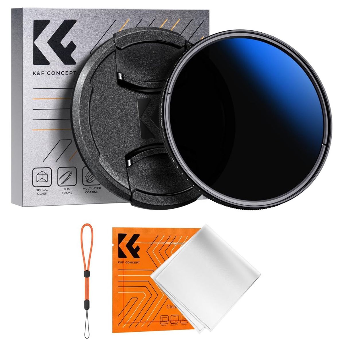 K&F CONCEPT - Filtro ND Variable 67mm ND2-ND400 Nano-K  K&F Concept