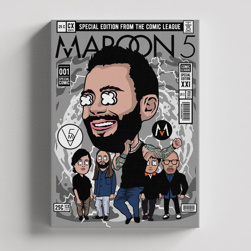 TAYRONA STORE - Cuadros Retablo Funko Musicos 073 - 35x50cm