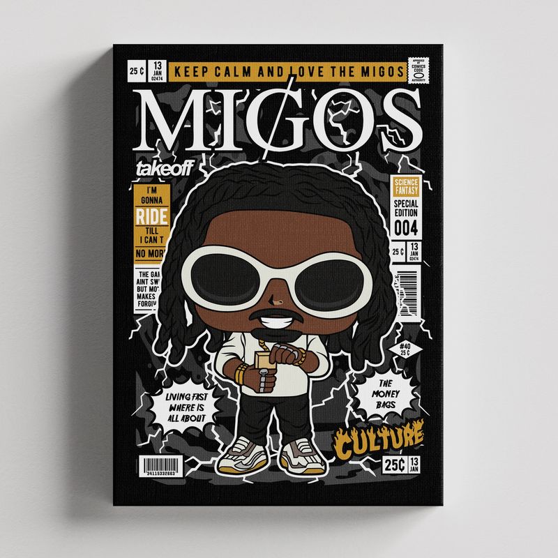TAYRONA STORE - Cuadros Retablo Funko Musicos 094 - 35x50cm