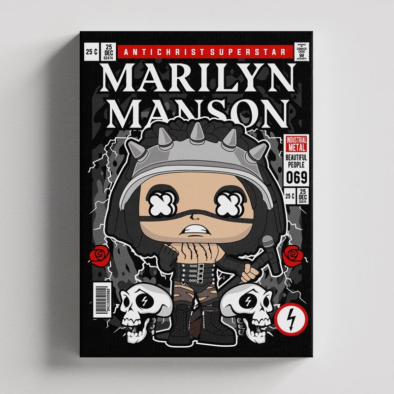 TAYRONA STORE - Cuadros Retablo Funko Rock 042 - 35x50cm