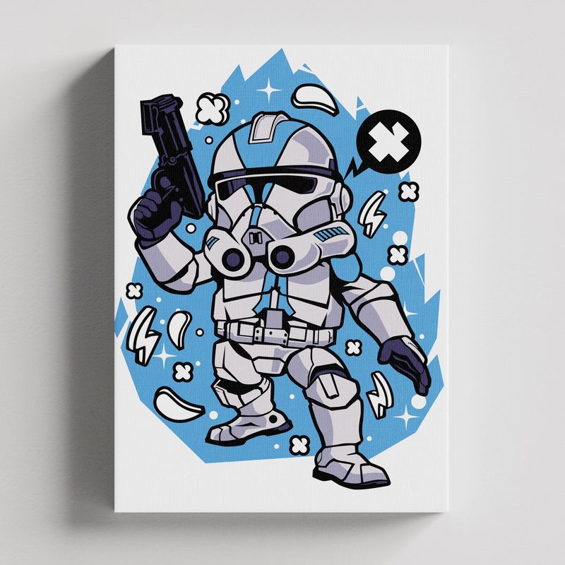 TAYRONA STORE - Cuadros Retablo Funko Star Wars Stormtrooper 021 - 35x50cm