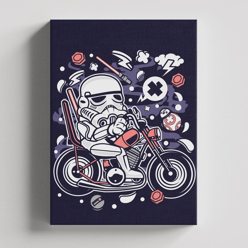 TAYRONA STORE - Cuadros Retablo Funko Star Wars Stormtrooper 061 - 35x50cm