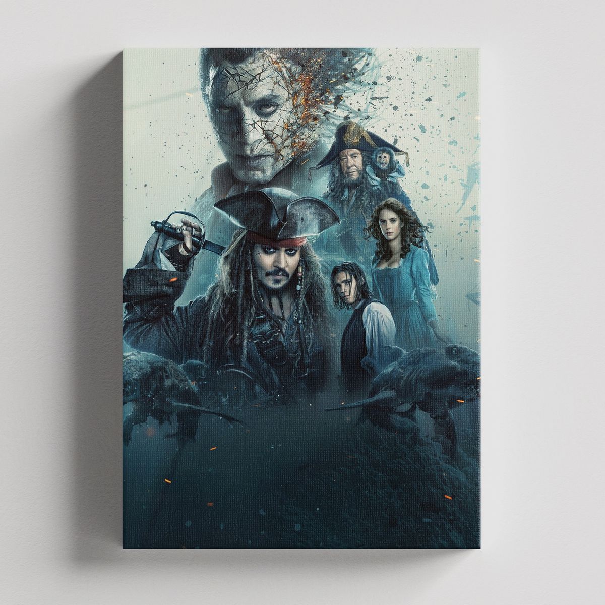 TAYRONA STORE - Cuadros Retablo Peliculas Piratas del caribe 030 - 35x50cm