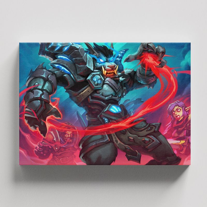 TAYRONA STORE - Cuadros Retablo Video Juegos Hearthstone 010 - 50x35cm