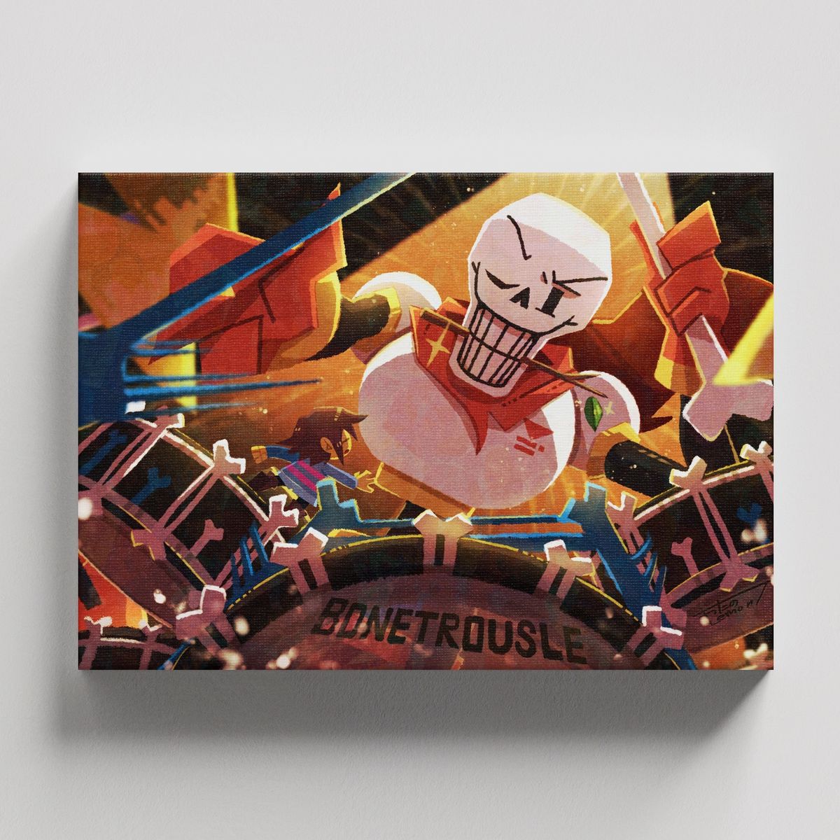 TAYRONA STORE - Cuadros Retablo Video Juegos Undertale 004 - 50x35cm