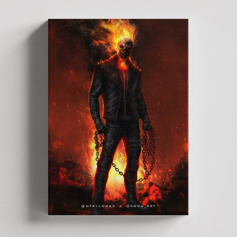 TAYRONA STORE - Cuadros Retablo Marvel Ghost Rider 001 - 35x50cm