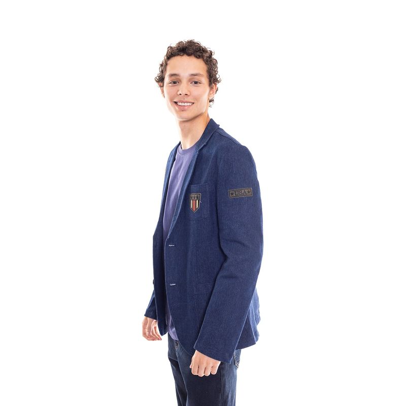 DREAMER - BLAZER EN JEANS MANGA LARGA PARA HOMBRE_.