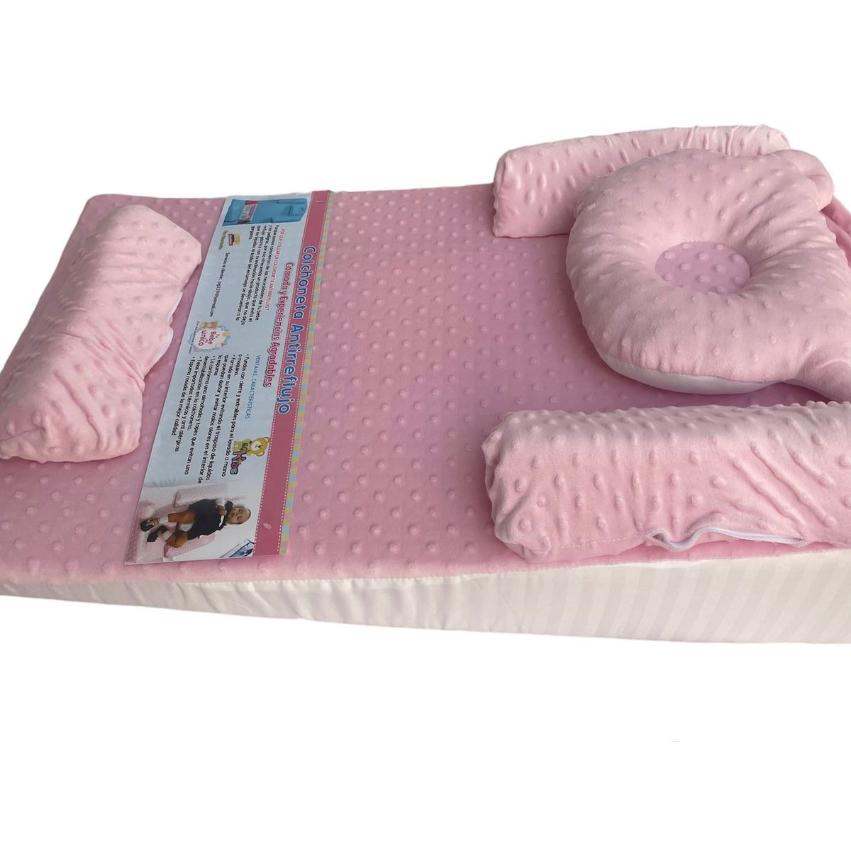 GENERICO - Colchoneta antirreflujo de bebe antialérgica 60x90x14