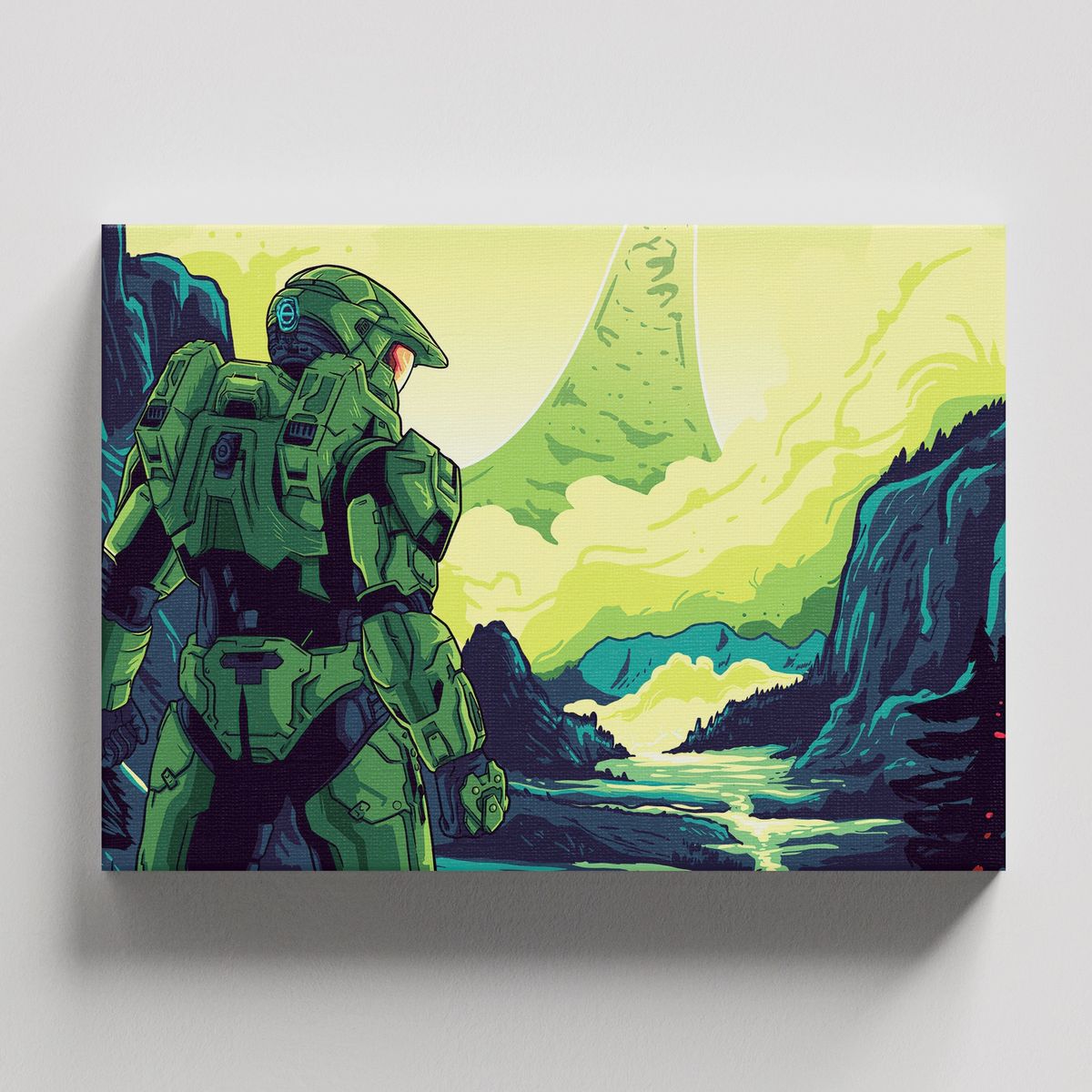 TAYRONA STORE - Cuadros Retablo Video Juegos Halo 003 - 50x35cm