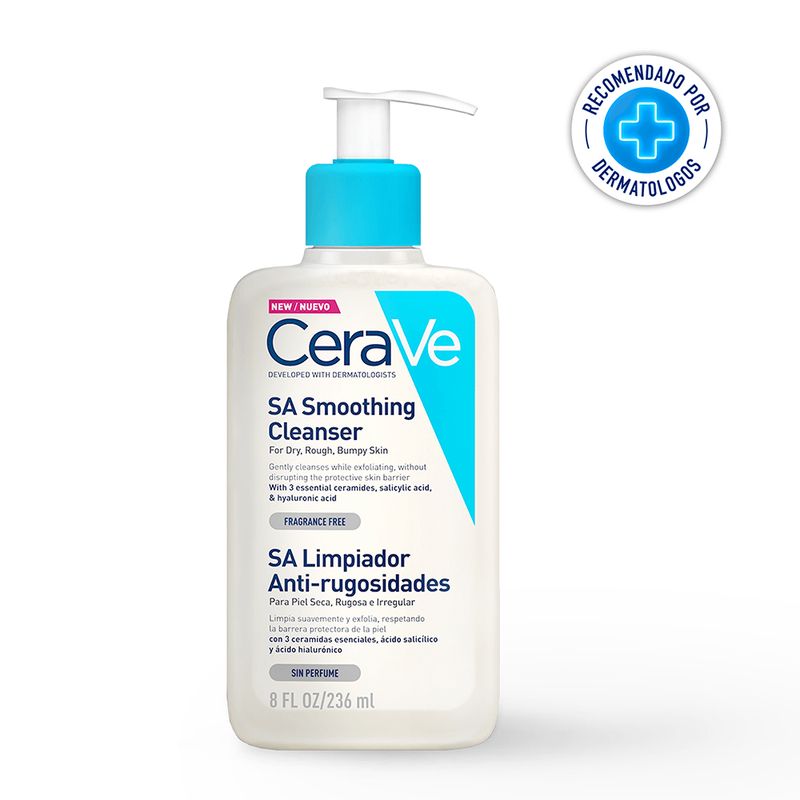 CERAVE - Gel Limpiador Anti-Rugosidades Cerave Piel Seca 8oz