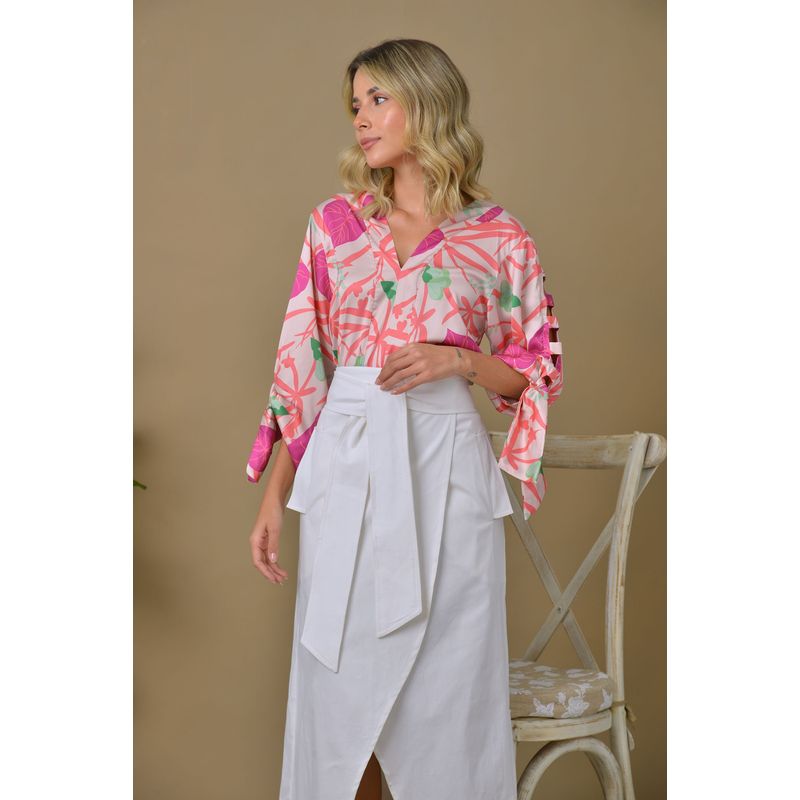 LORELLA - BLUSA ADINA ESTAMPADA