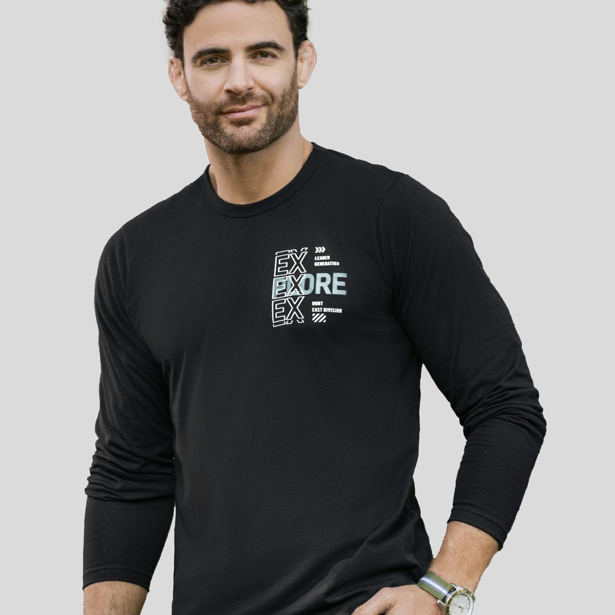 MARKETING PERSONAL - Camibuzo Hombre Negro Mp 7095