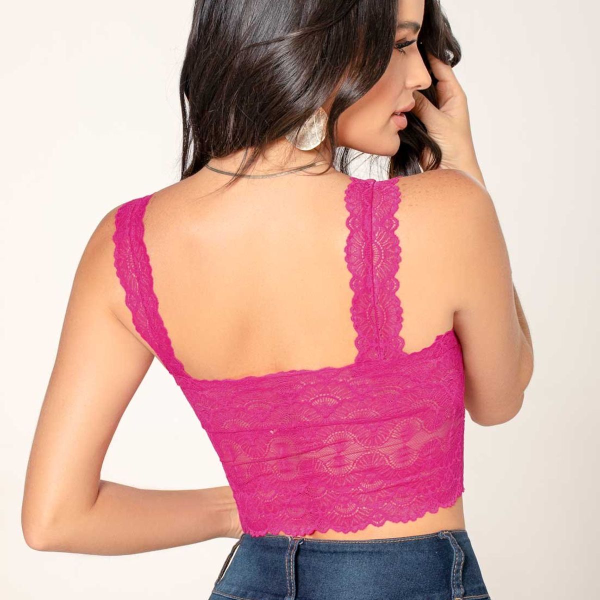 MARKETING PERSONAL - Crop Top Mujer Fucsia Mp 92547