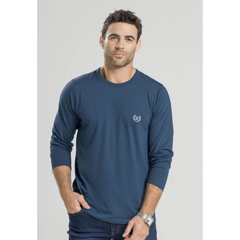 MARKETING PERSONAL - Camibuzo Masculino Azul Petróleo Oscuro Mp 3969