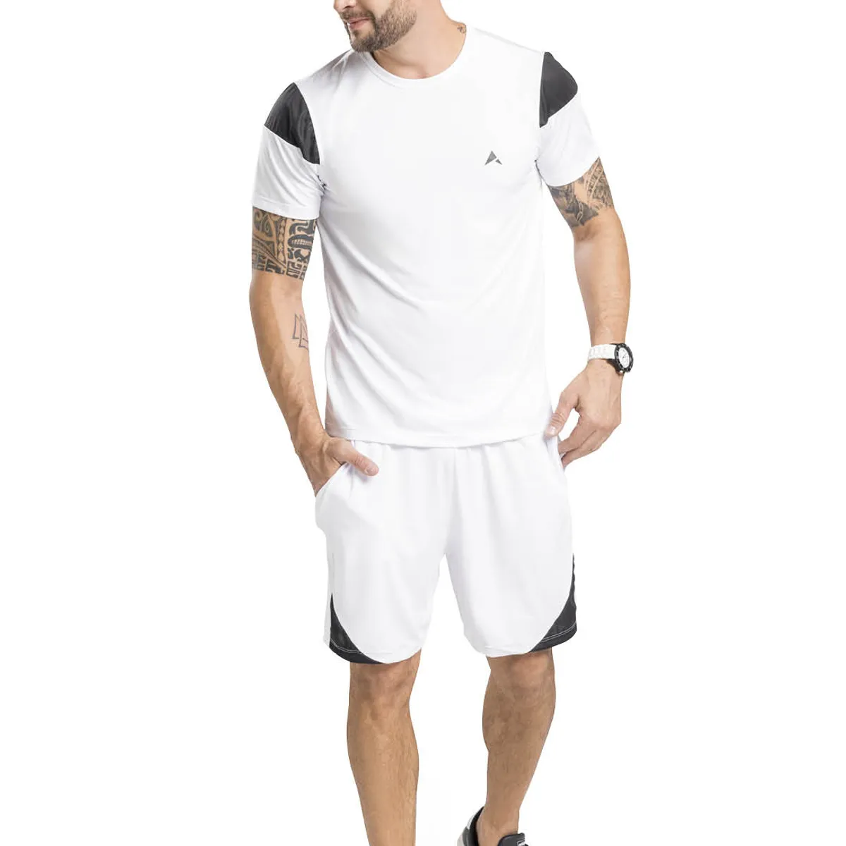 MARKETING PERSONAL - Bermuda Masculino Blanco Mp 1346