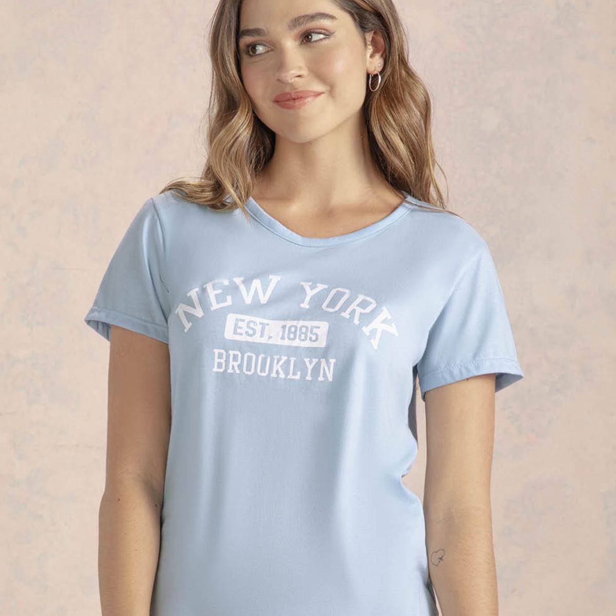 RUTTA - Camiseta Mujer Azul Claro Rutta 95968