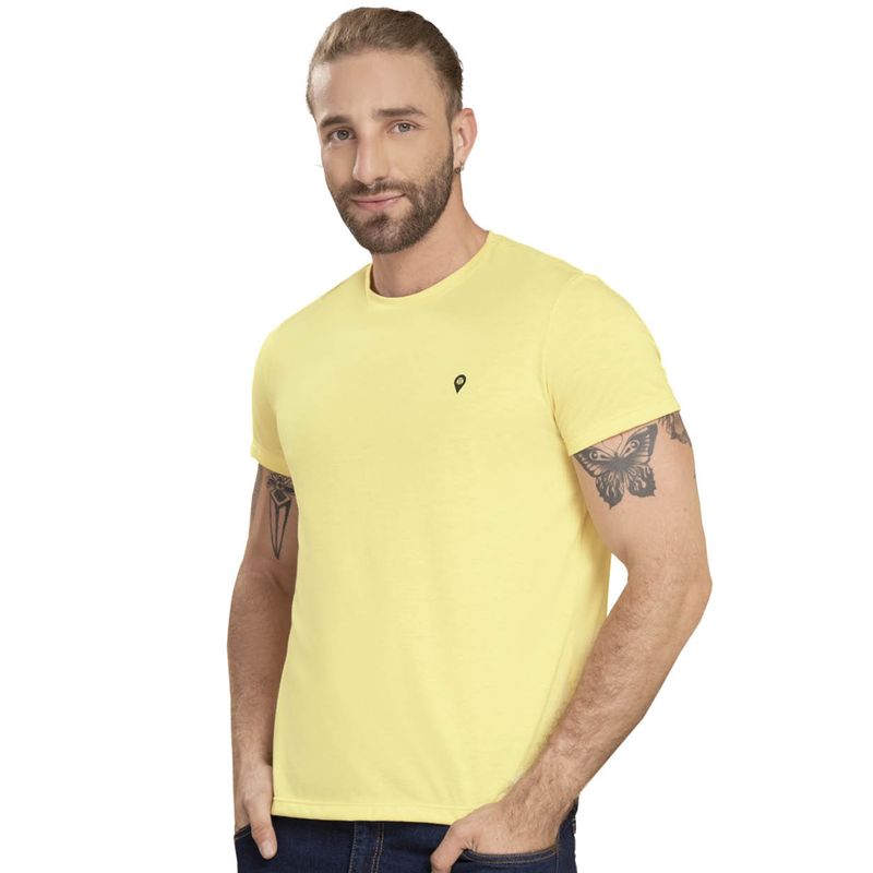 RUTTA - Camiseta Hombre Amarillo Pastel Rutta 89370