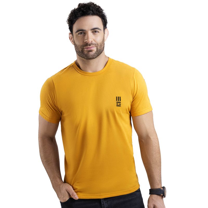 MARKETING PERSONAL - Camiseta Hombre Amarillo Mp 7766