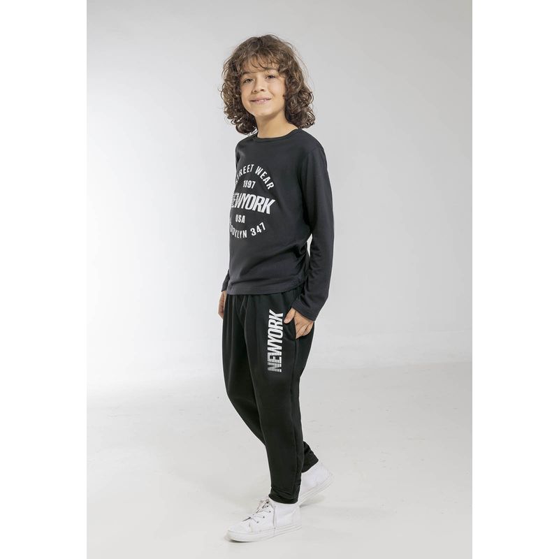 MARKETING PERSONAL - Camibuzo Infantil Negro Mp 1892