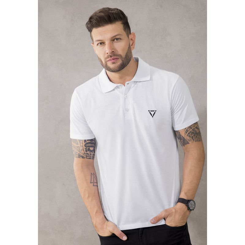MARKETING PERSONAL - Polo Hombre Blanco Mp 1097