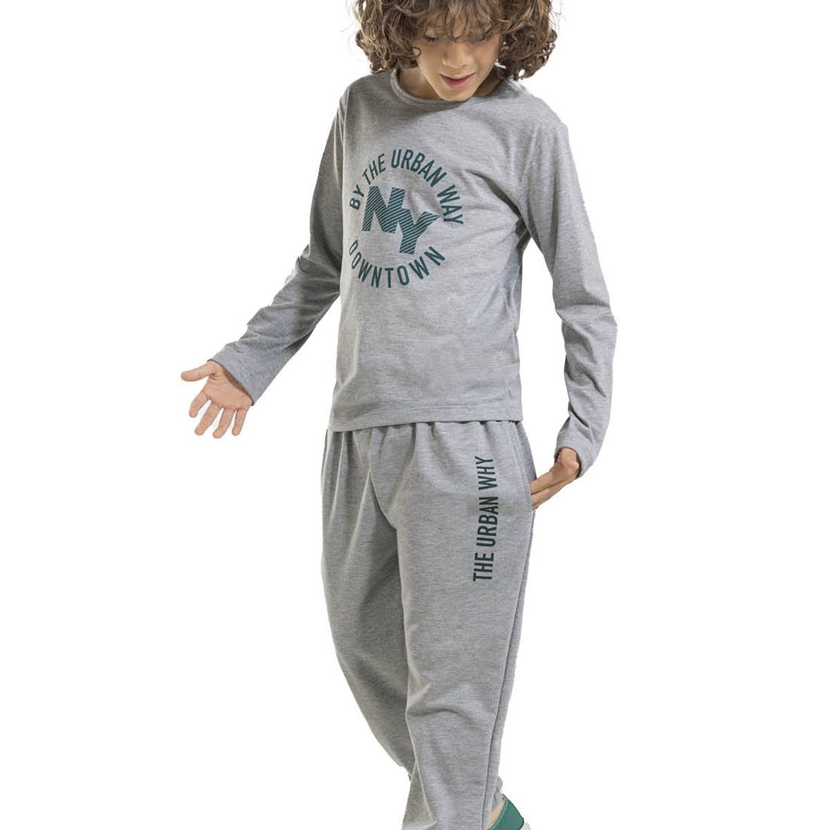 MARKETING PERSONAL - Camibuzo Infantil Gris Mp 1891