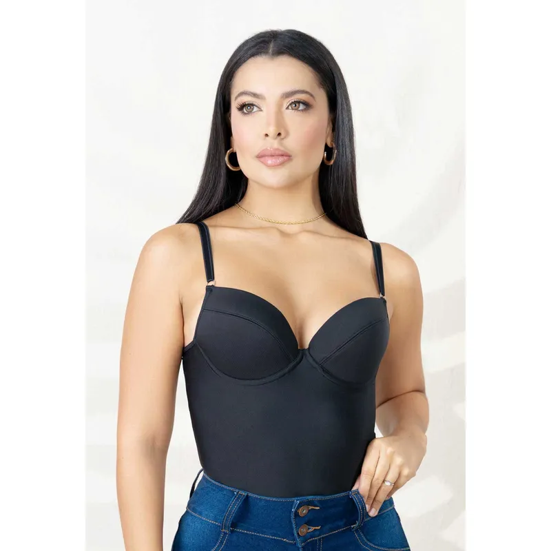 FORMAS INTIMAS - Body Mujer Negro FI 498