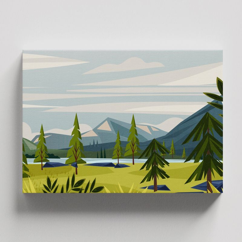 TAYRONA STORE - Cuadros Retablo Paisaje Natural Digital 097 - 50x35cm