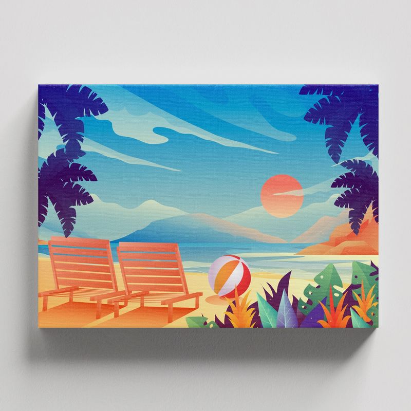 TAYRONA STORE - Cuadros Retablo Paisaje Natural Digital 065 - 50x35cm