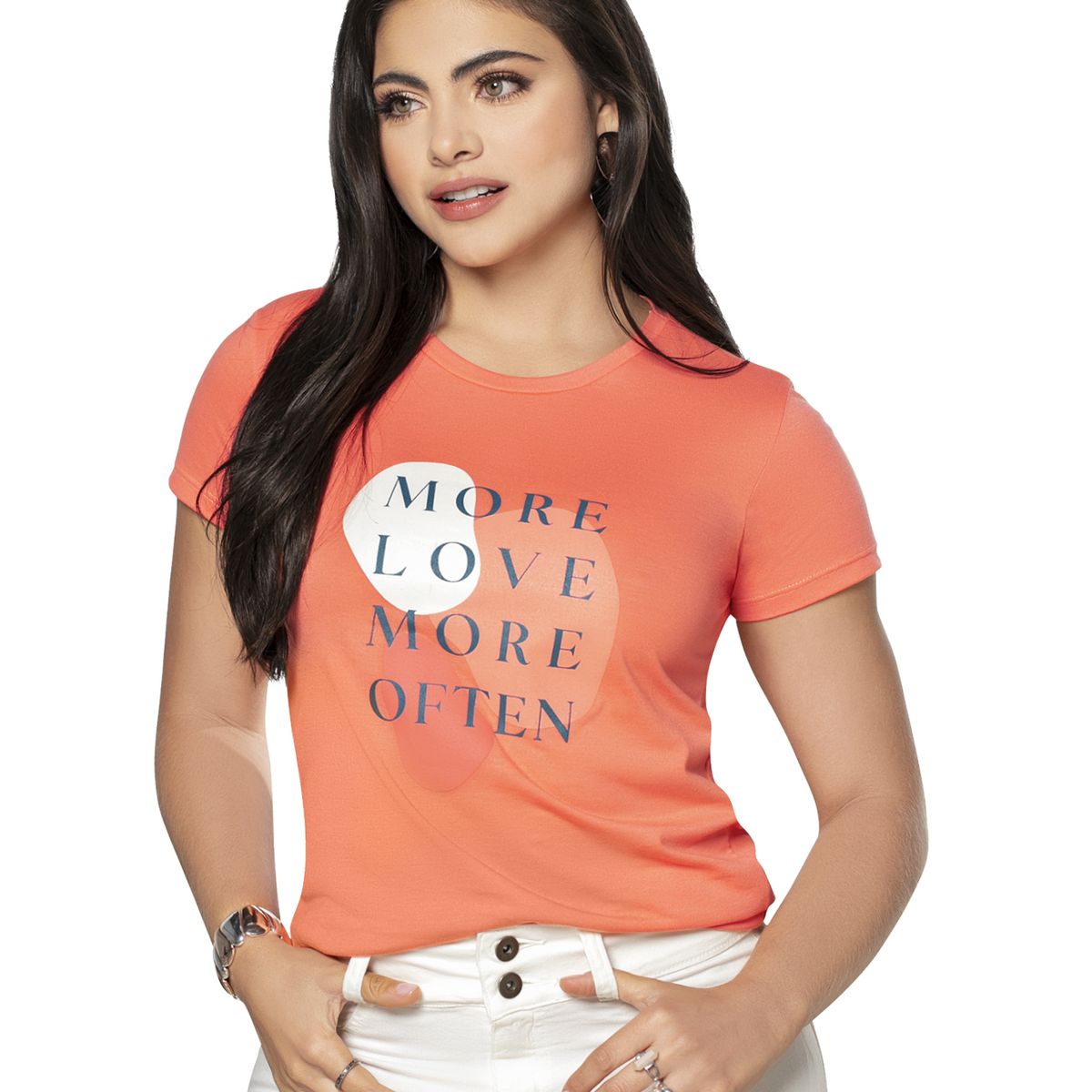 MARKETING PERSONAL - Camiseta Mujer Mandarina Mp 6596