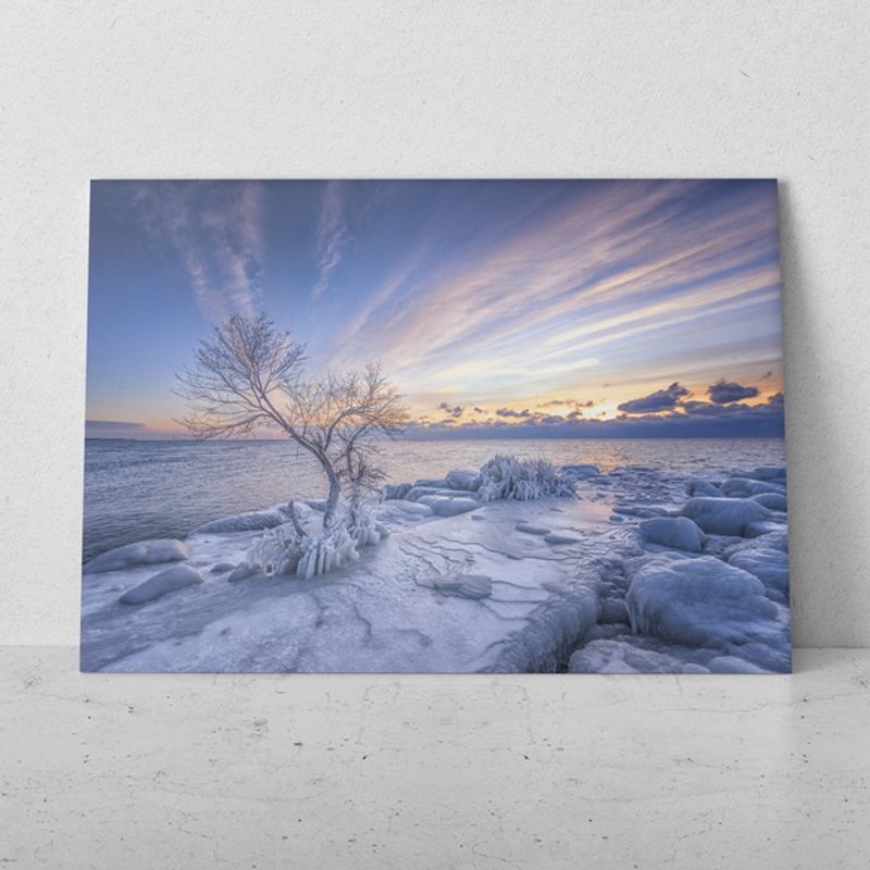 TAYRONA STORE - Cuadros Retablo Paisajes Nieve 043 - 50x35cm