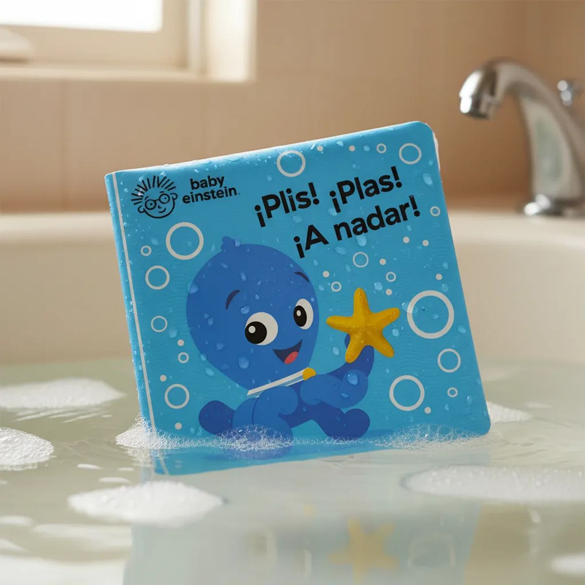 JUGANDO Y EDUCANDO - Libro Para La Hora Del Baño ¡Plis ¡Plas ¡A nadar Para Niños