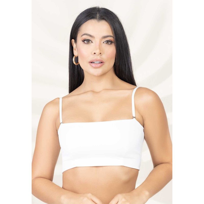 FORMAS INTIMAS - Top Mujer Blanco FI 497