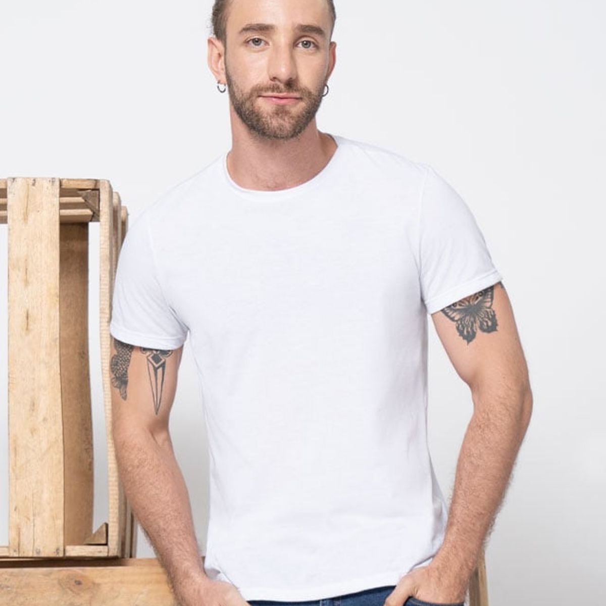 RUTTA - Camiseta Hombre Blanco Rutta 4289