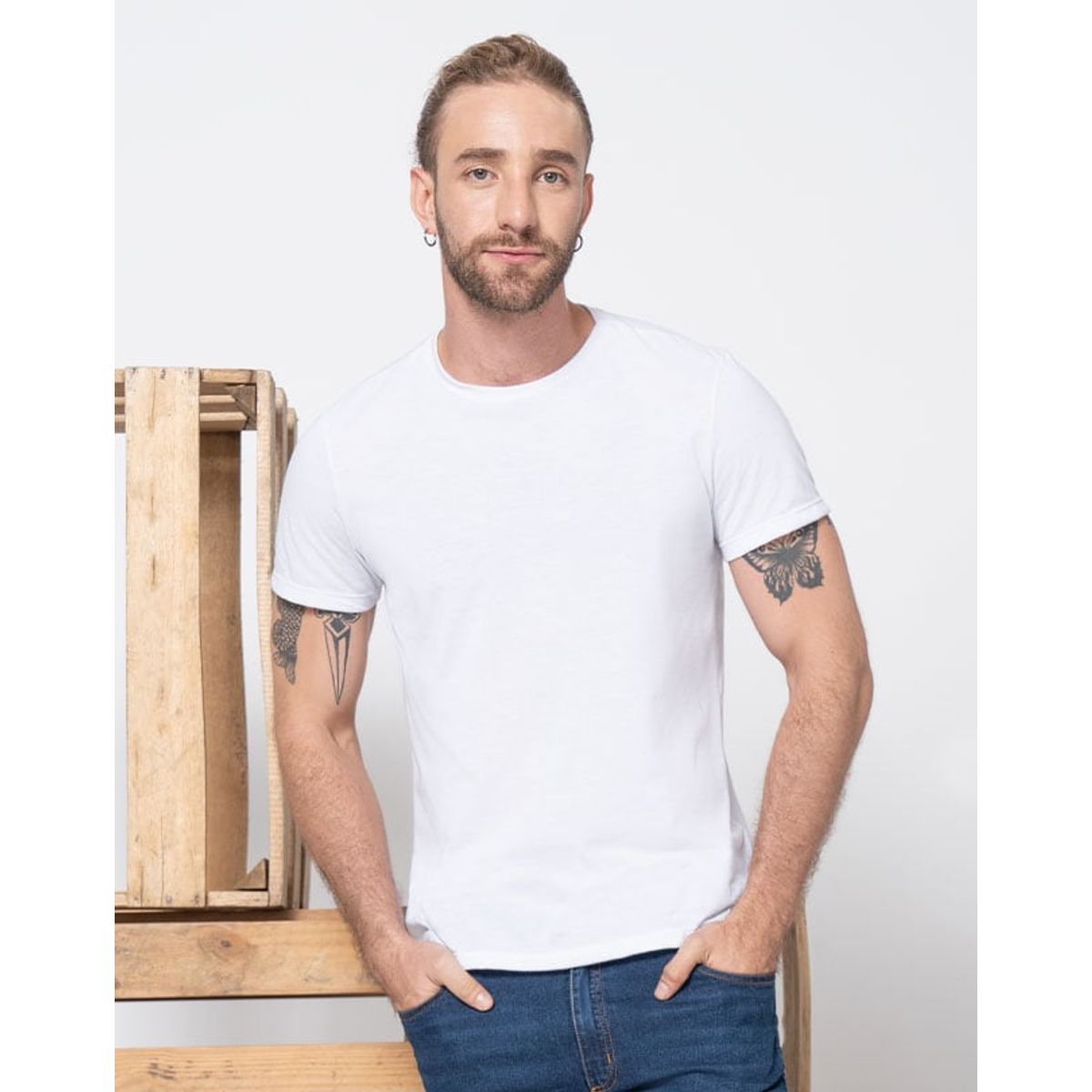 RUTTA - Camiseta Hombre Blanco Rutta 4289