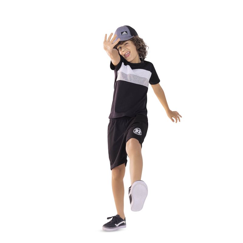 MARKETING PERSONAL - Bermuda Infantil Negro Mp 1872
