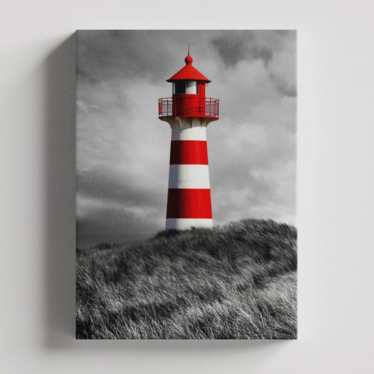 TAYRONA STORE - Cuadros Retablo Blanco Negro y Rojo 028 - 35x50cm