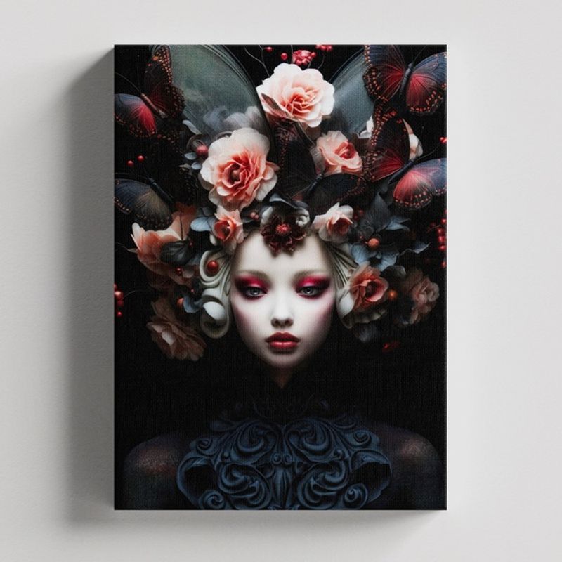 TAYRONA STORE - Cuadros Retablo Mujeres Wonderland 012 - 35x50cm